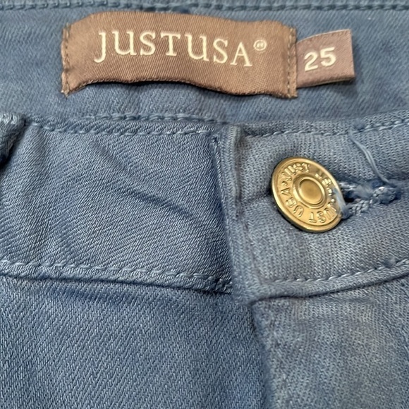 Just USA French Blue High Rise Skinny Jean Sz 25 NWT - Picture 3 of 7
